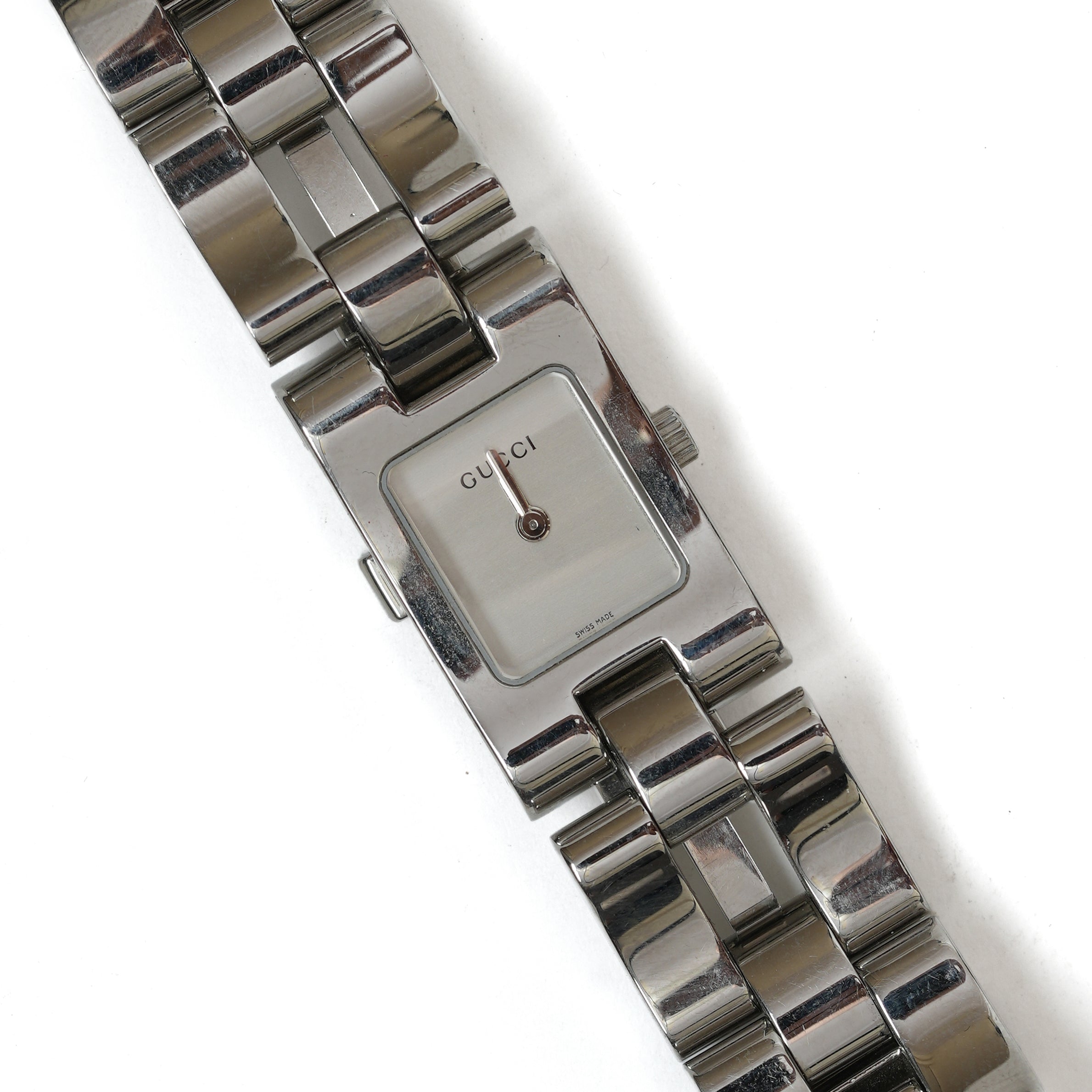 Vintage Gucci Square G-Face Stainless steel Watch - beg borrow steal studio