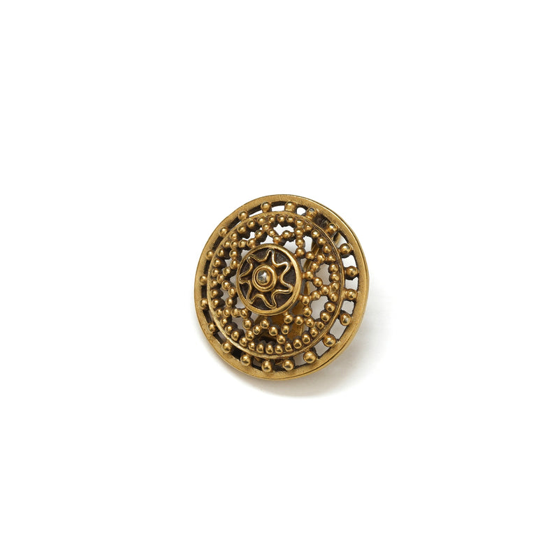 Vintage Yves Saint Laurent (YSL) Sunburst Earrings - beg borrow steal studio