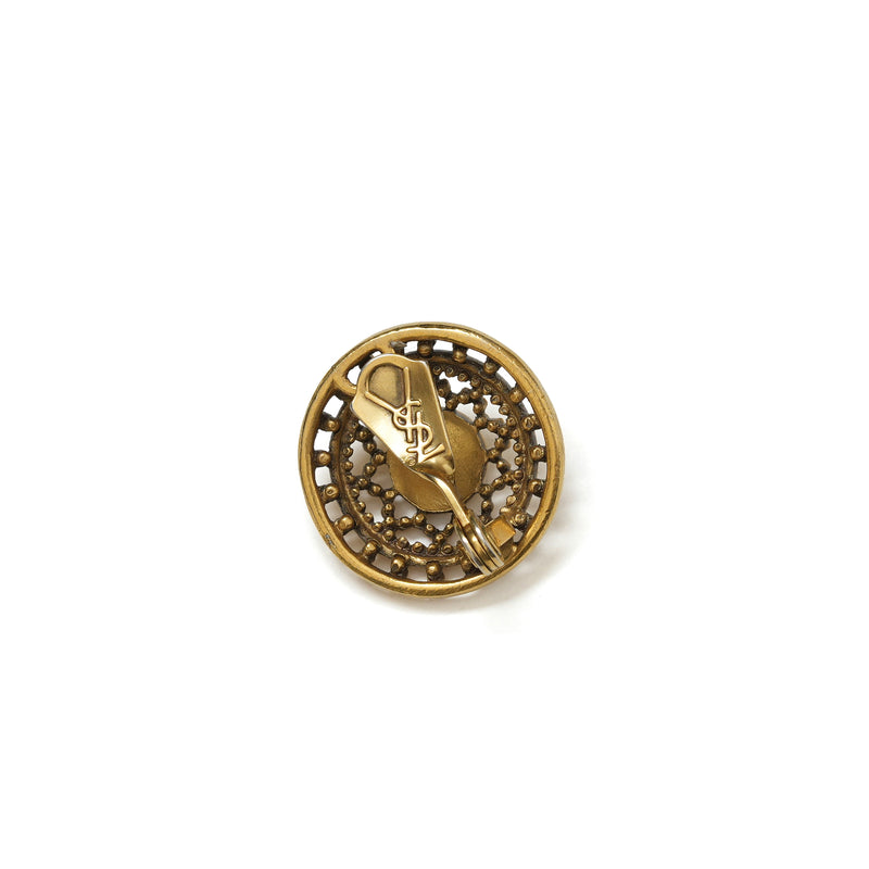 Vintage Yves Saint Laurent (YSL) Sunburst Earrings - beg borrow steal studio