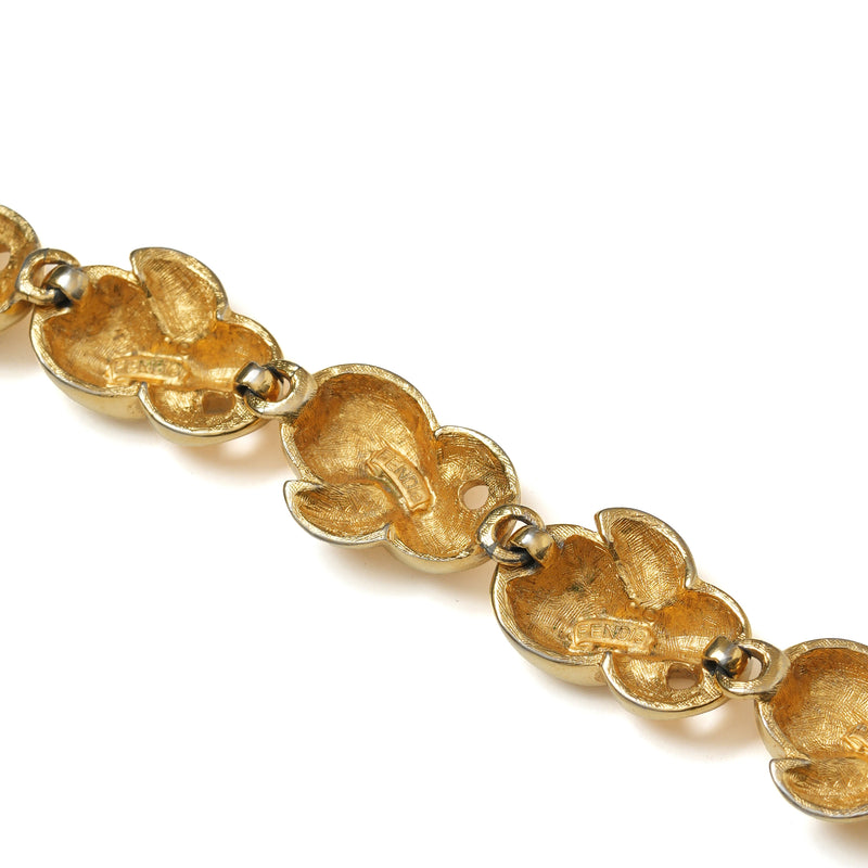 Vintage Fendi Swirl link Bracelet - beg borrow steal studio