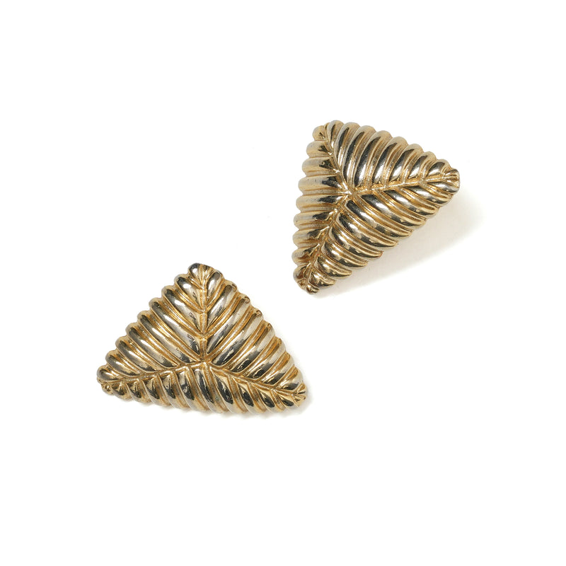 Vintage Paolo Gucci Triangular Earrings - beg borrow steal studio