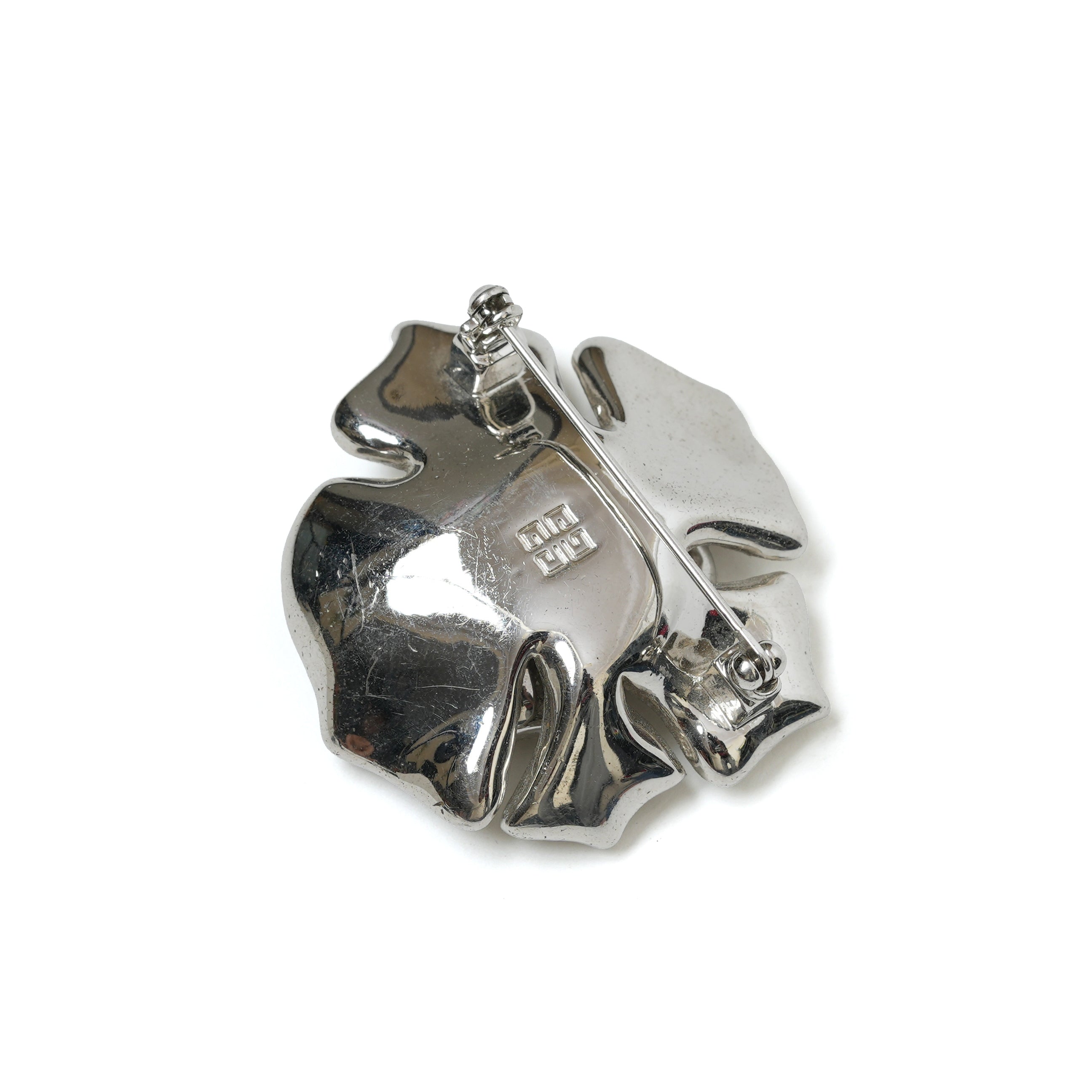 Vintage Givenchy Rhinestone Floral Cluster Brooch - beg borrow steal studio