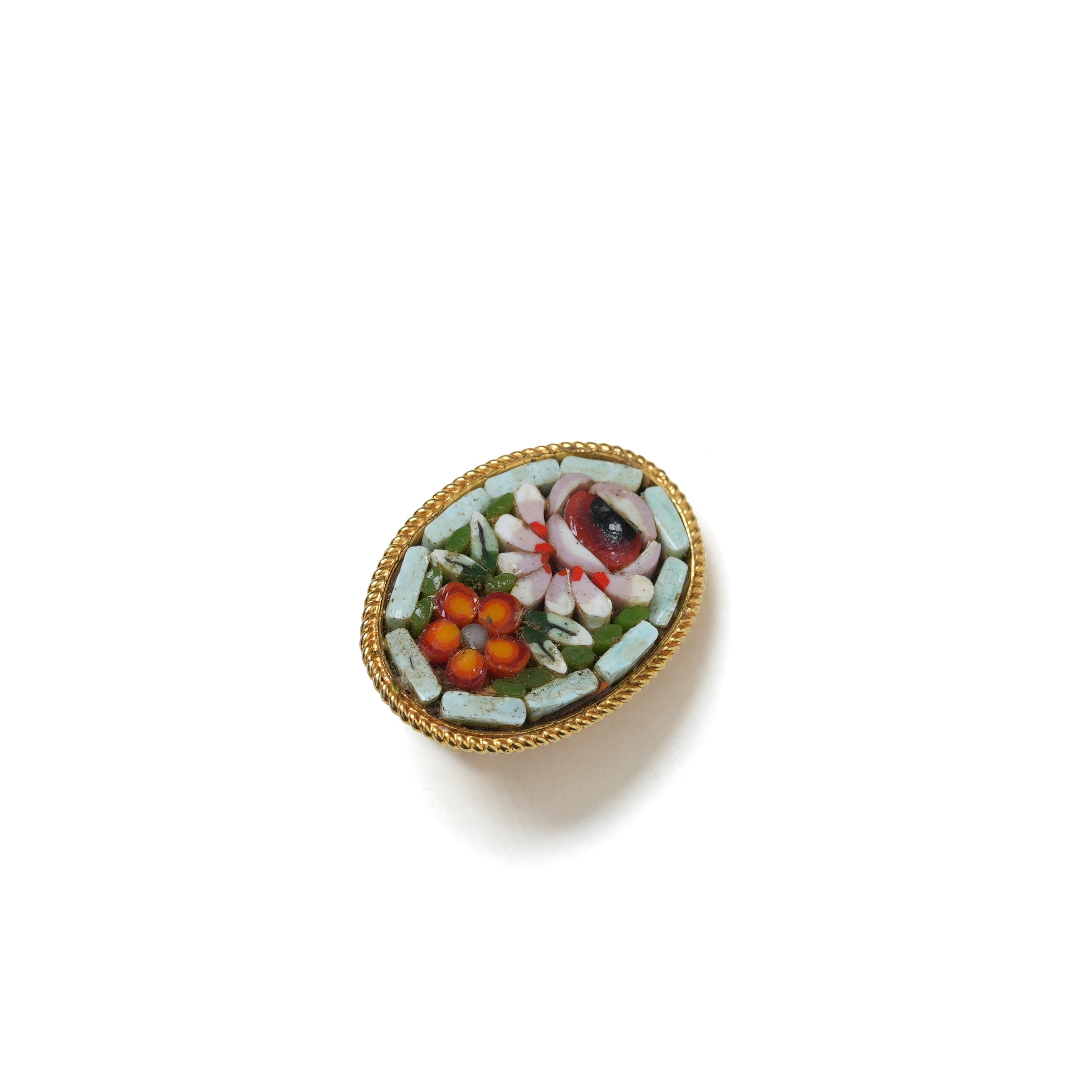 Vintage Micro Mosaic Earrings