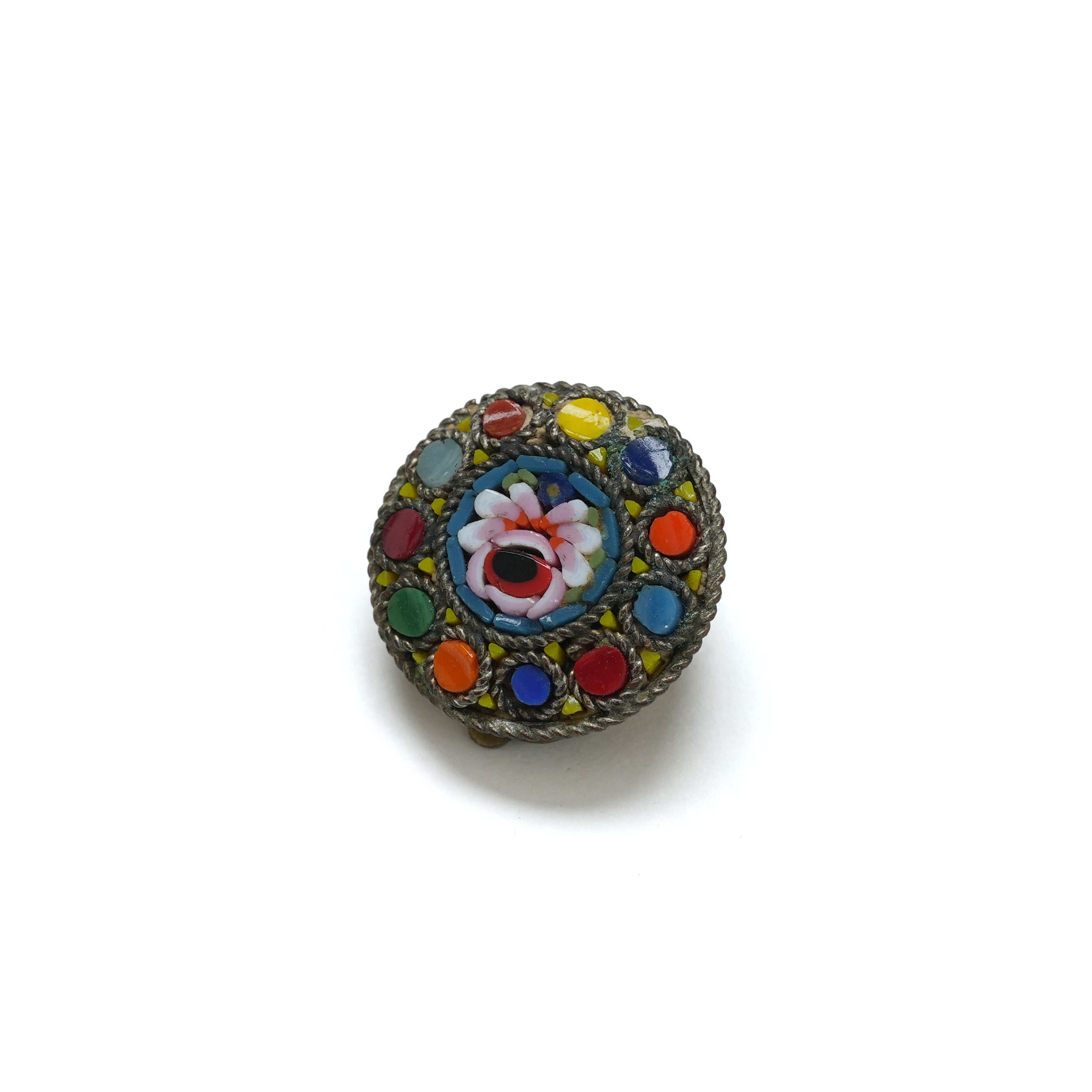 Vintage Micro Mosaic Earrings