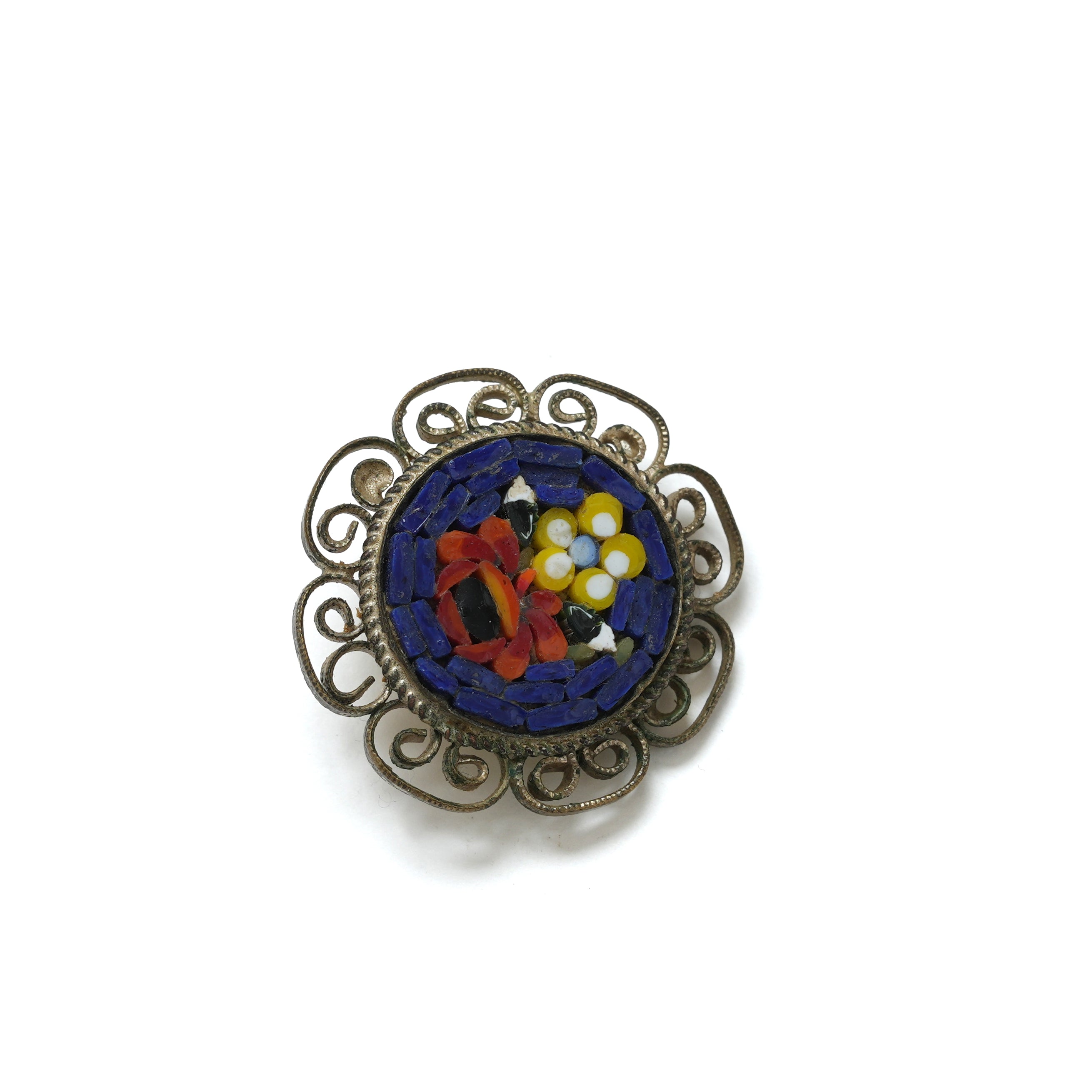 Vintage Micro Mosaic Earrings