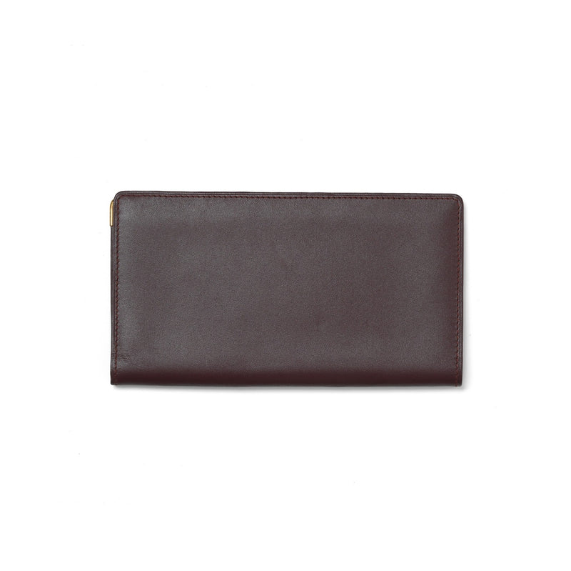 Vintage Cartier Burgundy Leather Wallet, Passport Holder