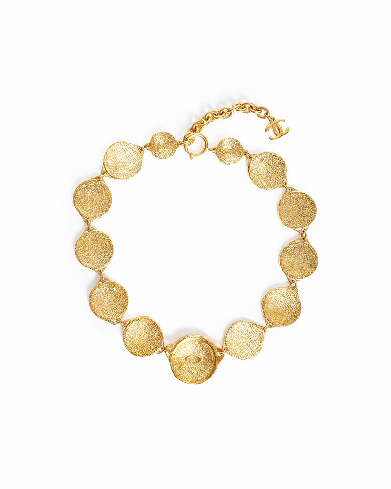 Vintage Chanel "chanel 31 Rue Cambon Paris" Coin Necklace