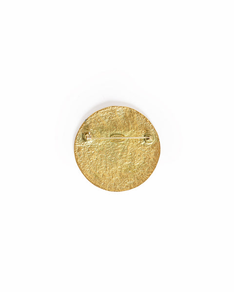 Vintage Chanel CC Medallion Brooch