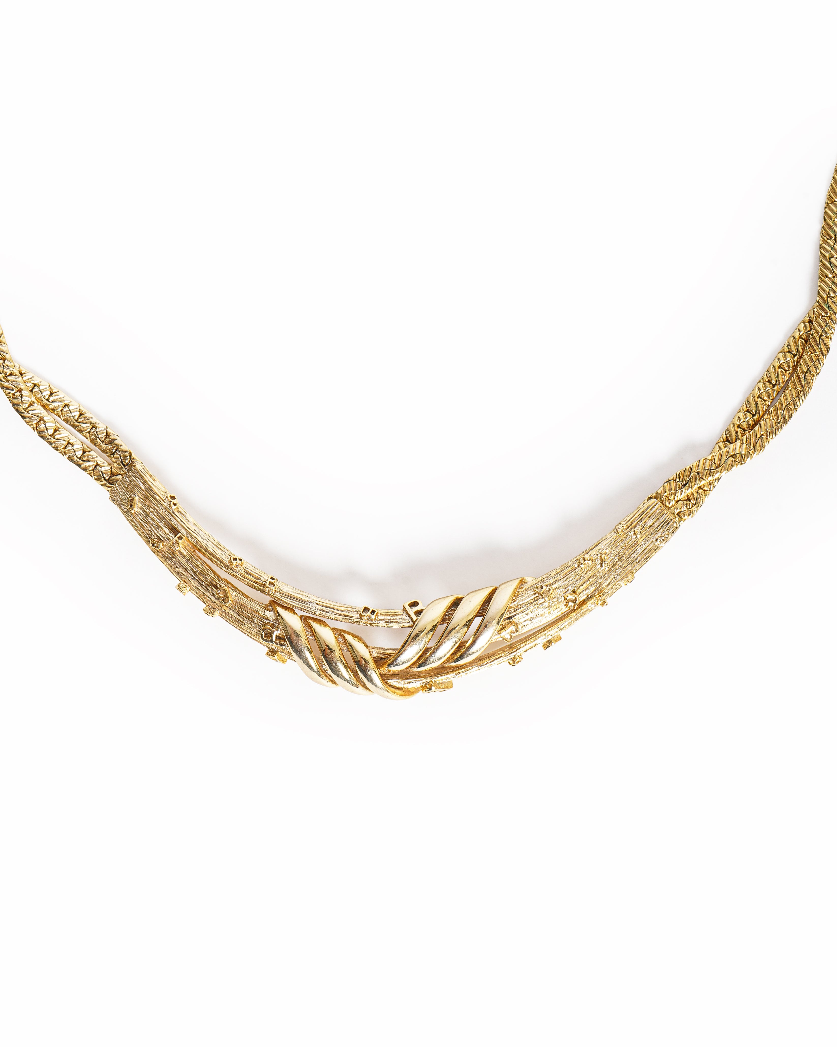 Vintage Balenciaga Rope Style Necklace