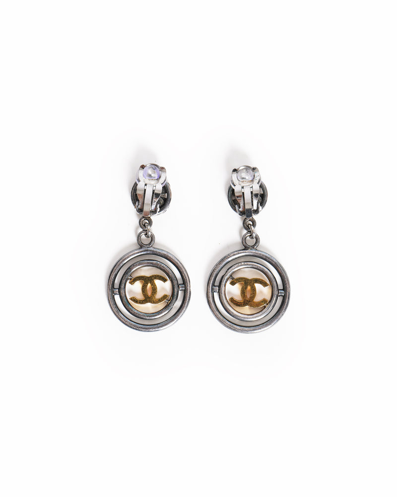 Vintage Chanel CC Logos Clover Dangle Earrings. - beg borrow steal studio