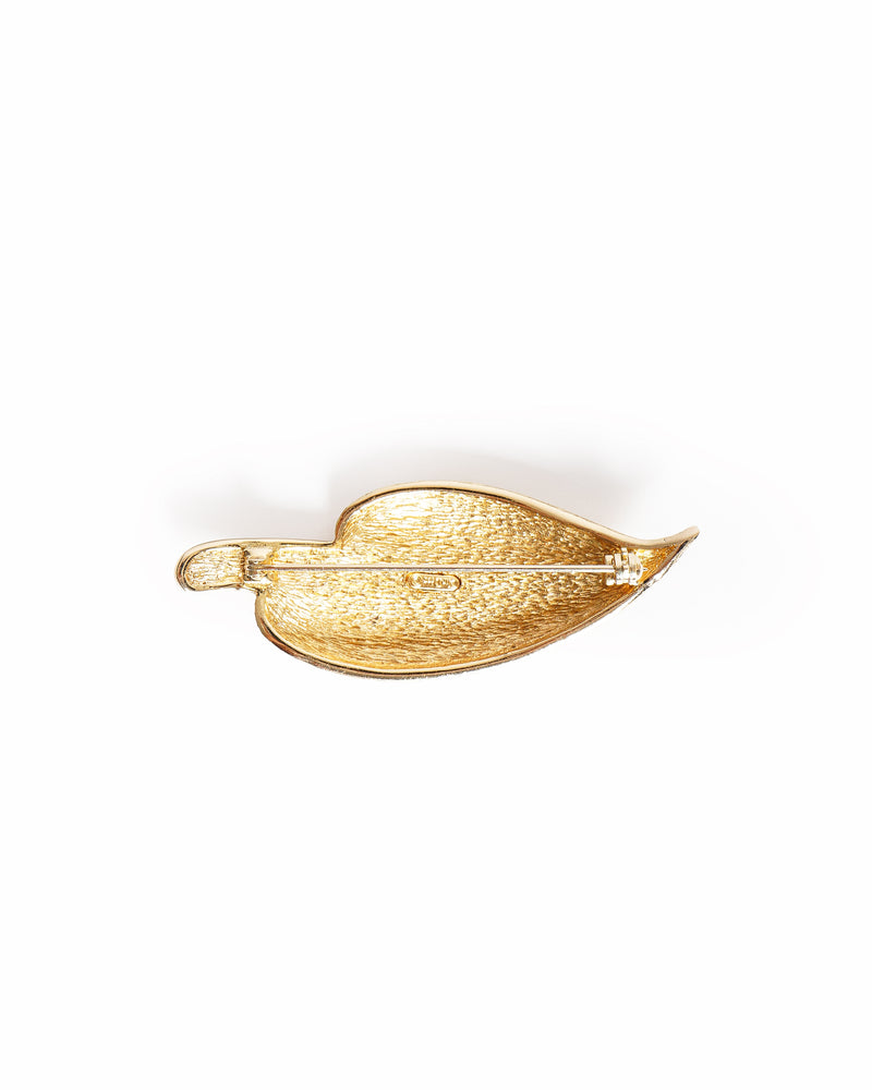 Vintage Dior Leaf Brooch