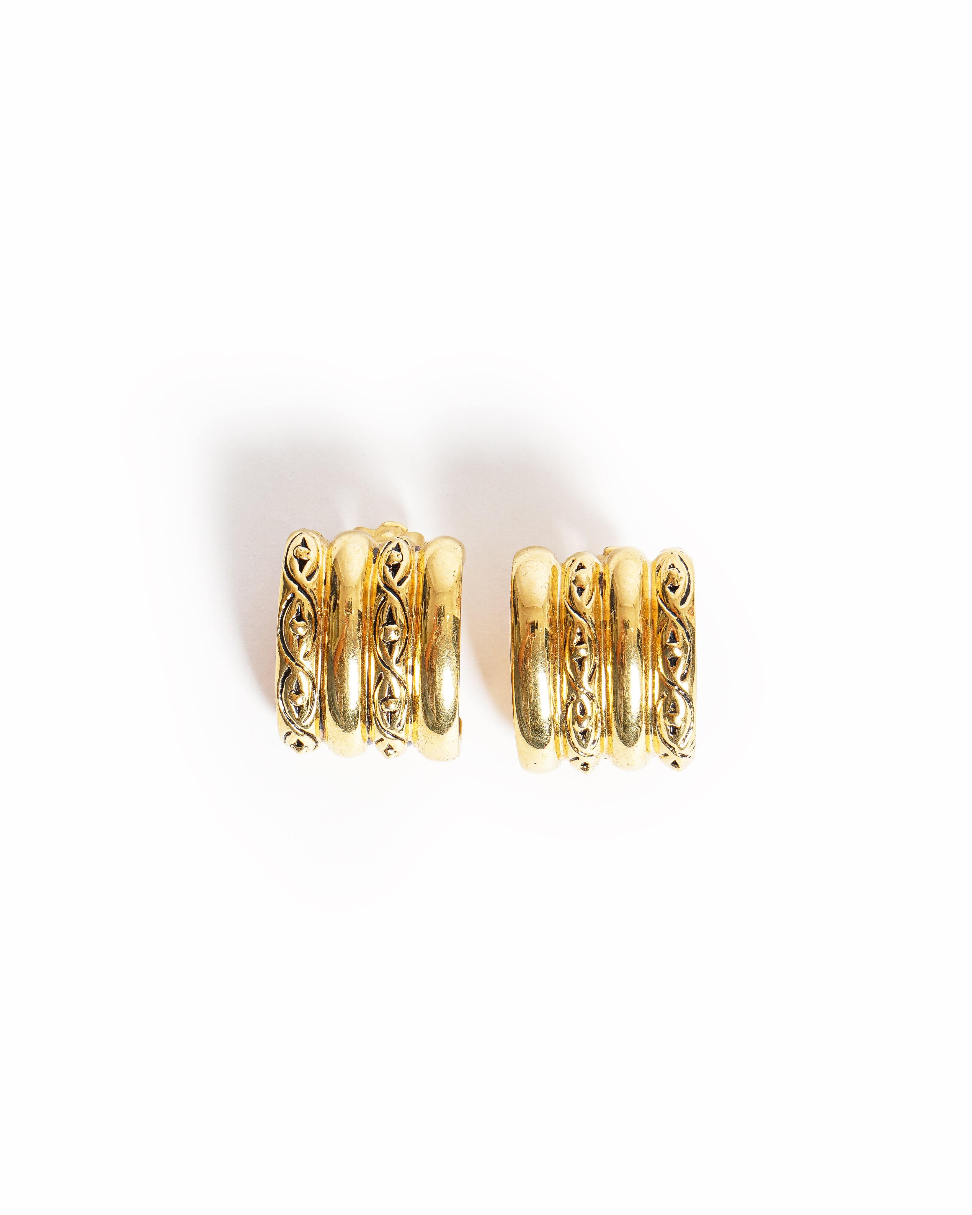 Vintage YSL Yves Saint Laurent Clip-on Earrings