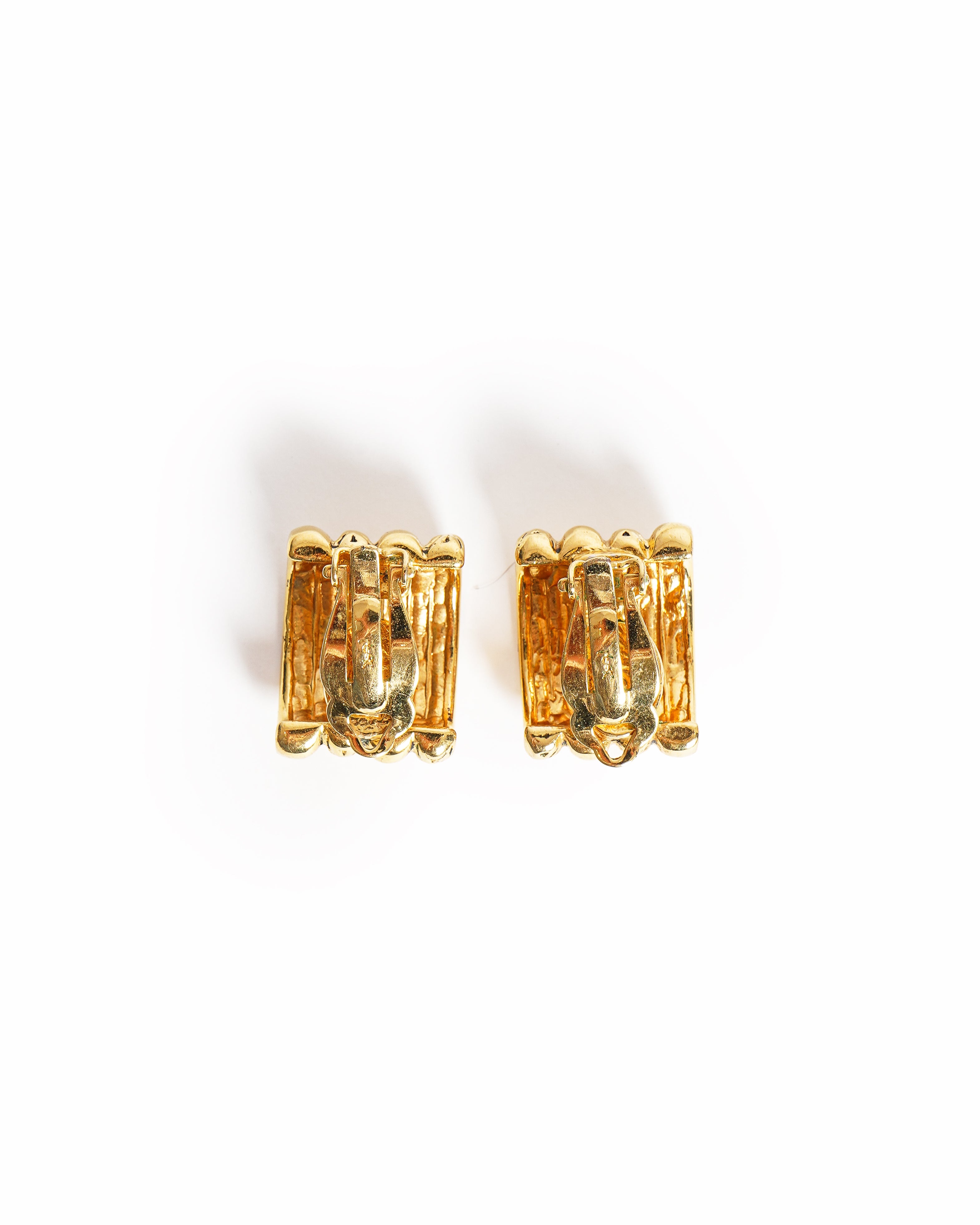 Vintage YSL Yves Saint Laurent Clip-on Earrings