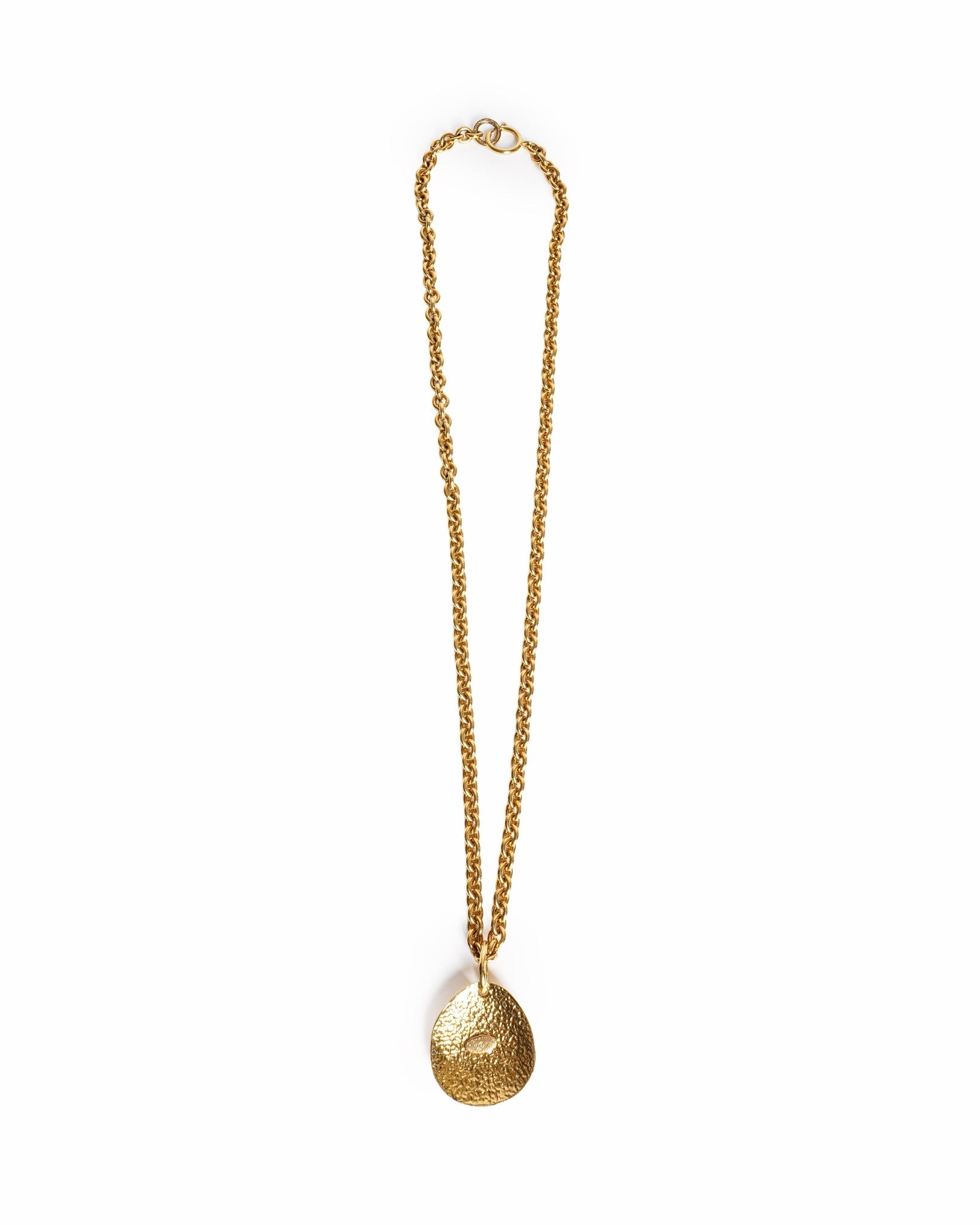 Vintage Chanel CC Logos Charm Chain Necklace
