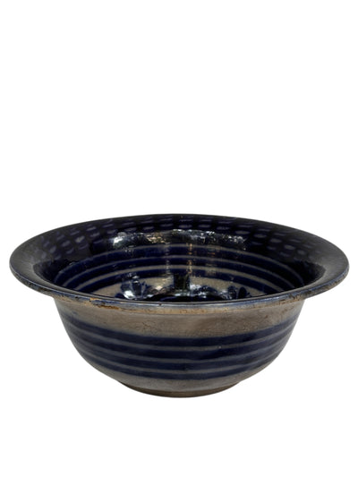 Vintage Thai Blue Pottery