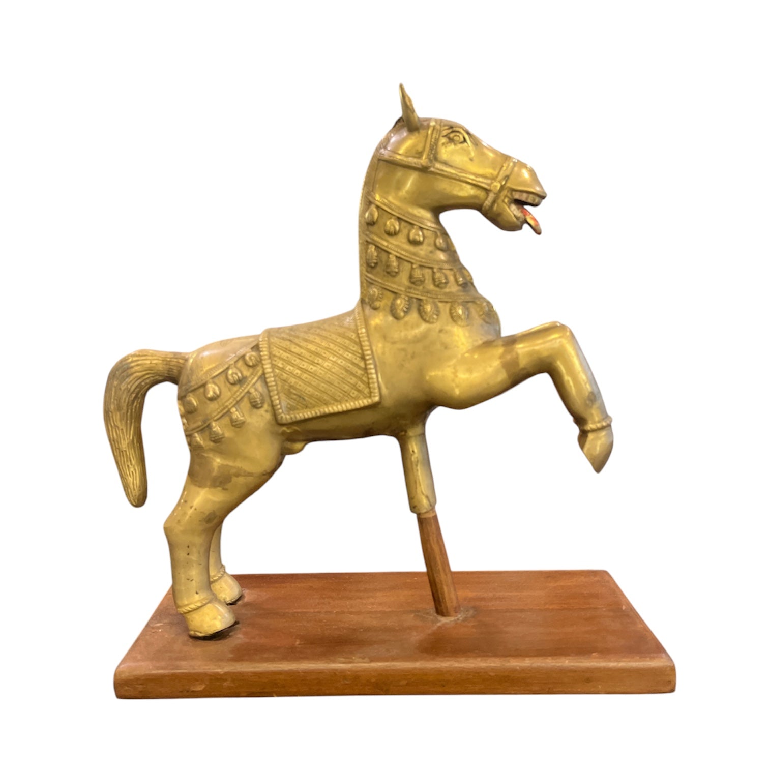 Brass Horse Mounted