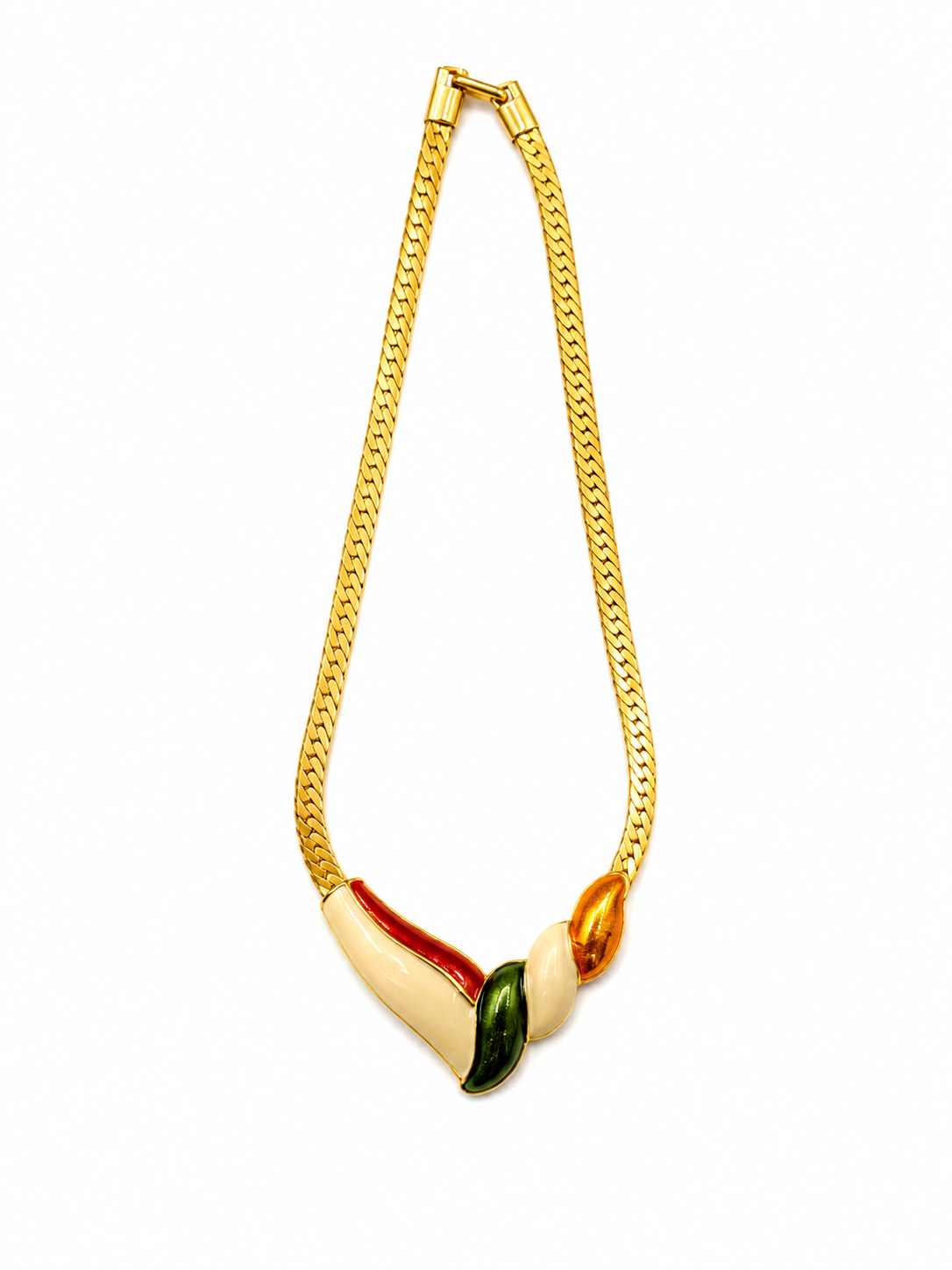 Vintage Enamel Necklace