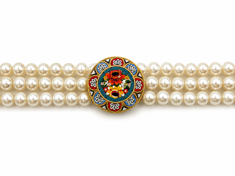 Vintage Mosaic Choker