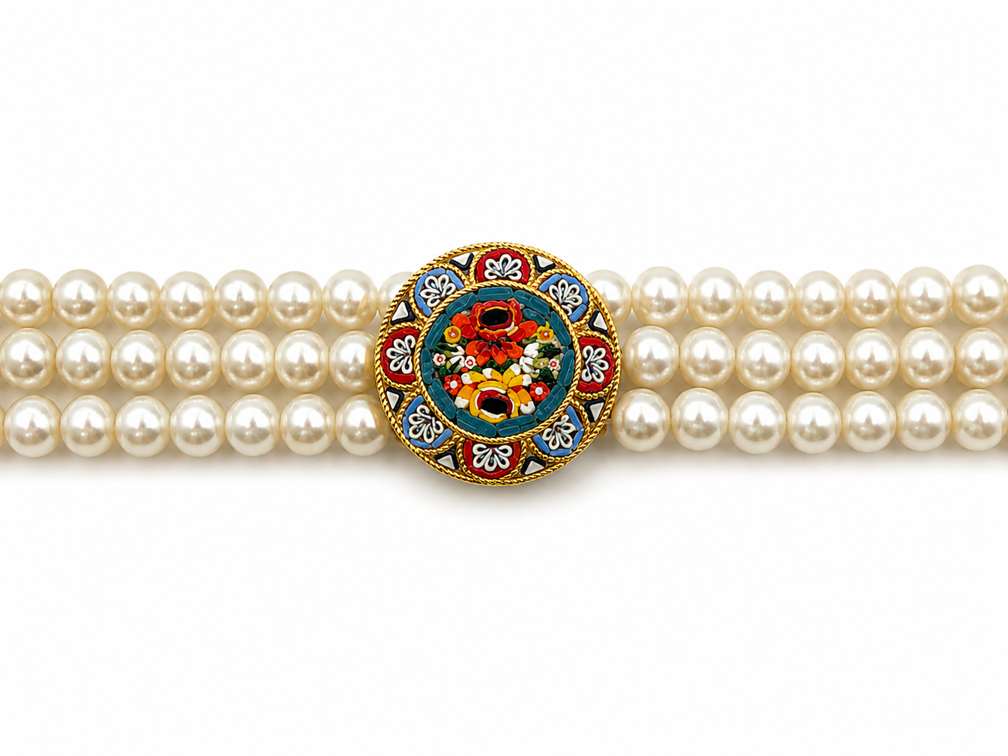 Vintage Mosaic Choker