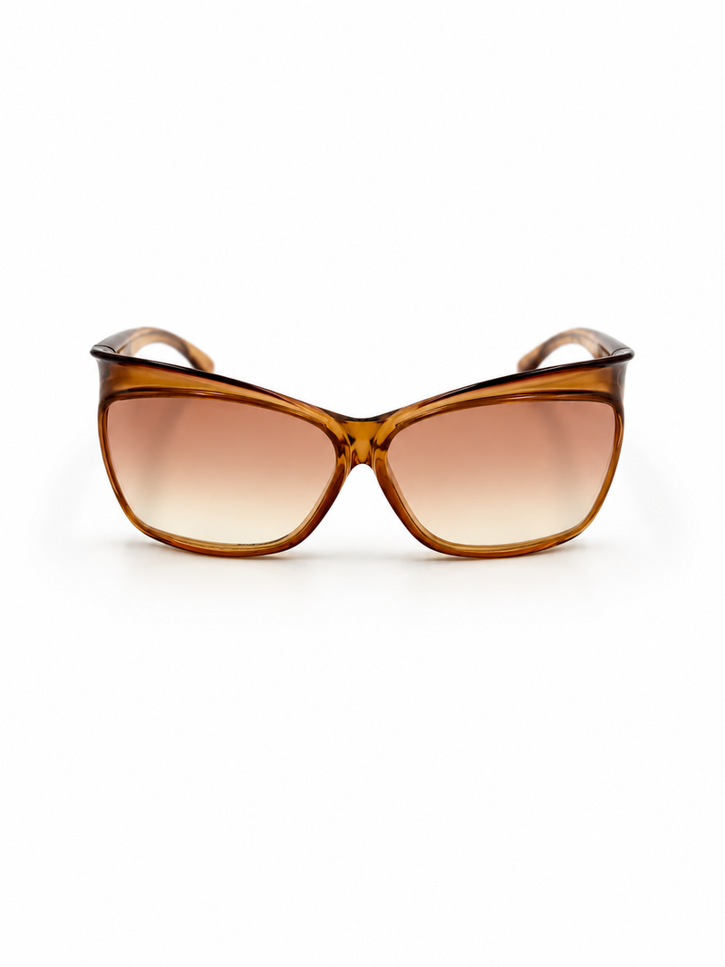 Vintage Yves Saint Laurent Sunglasses Feature Oversized Butterfly Silhouette