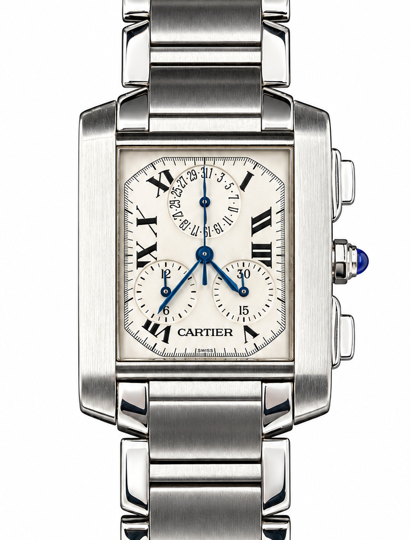 Cartier Tank Française Chronoflex