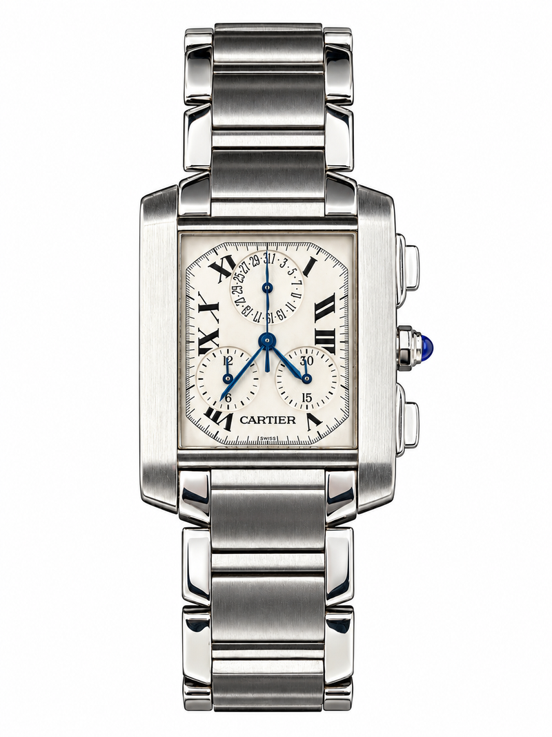 Cartier Tank Française Chronoflex - Image 1