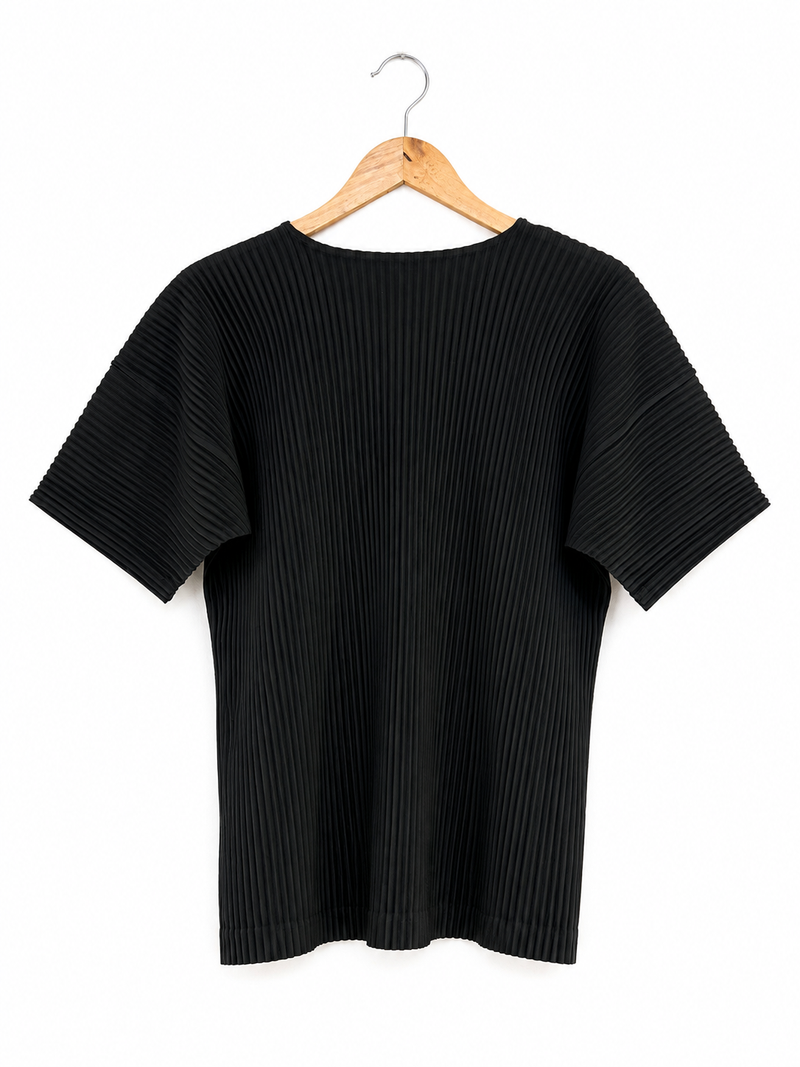 Issey Miyake Homme Plissé Basic Round Neck T-Shirt