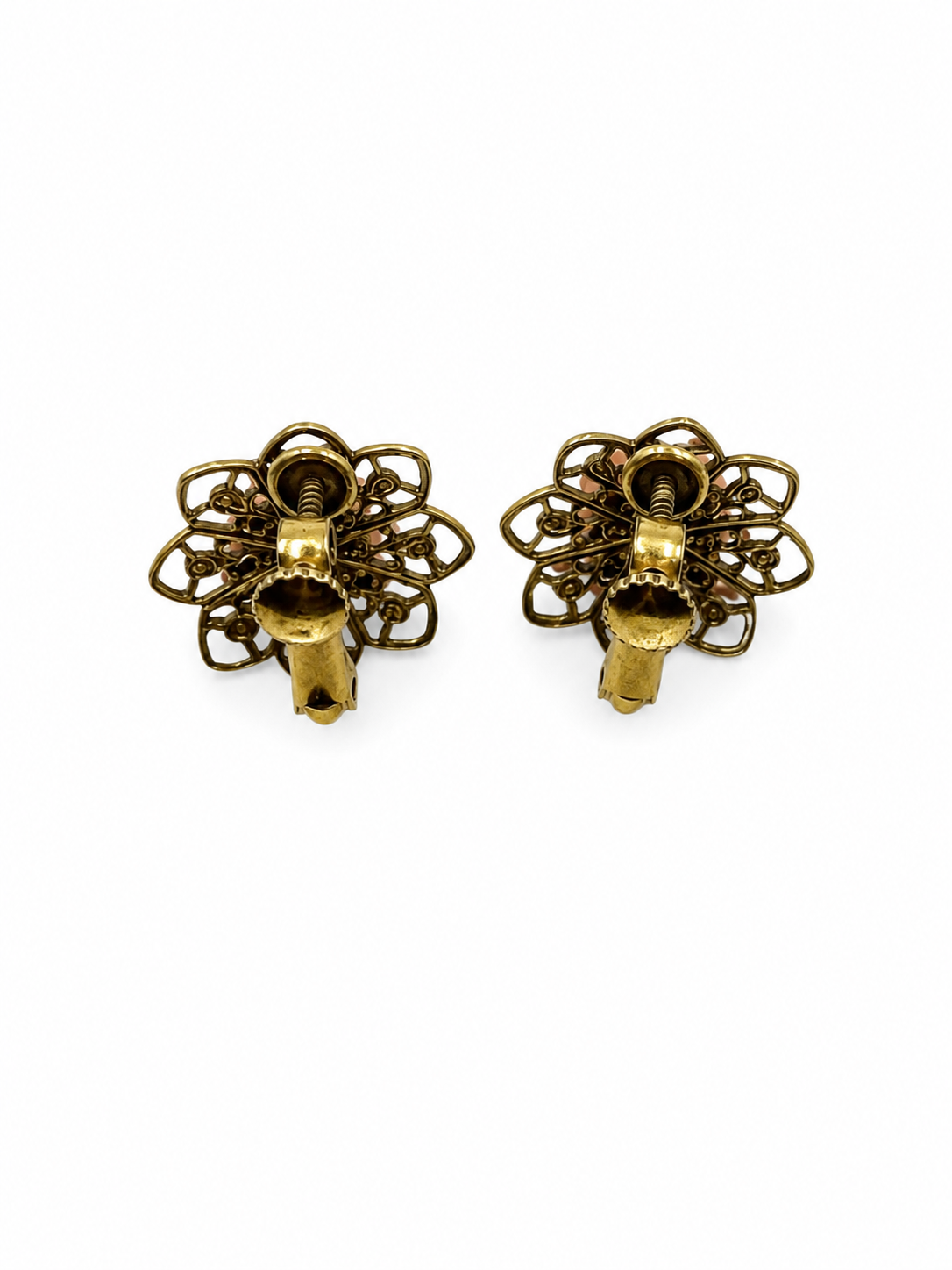 Vintage Flower Victorian Earrings
