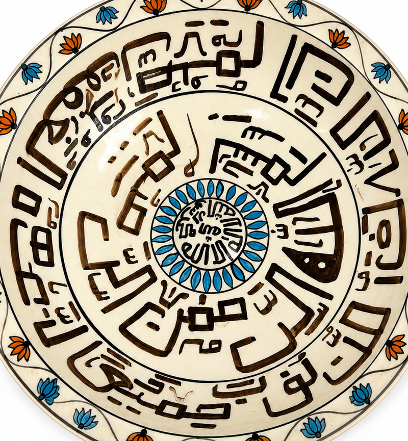 Calligraphy Islamic Decorative Bowl