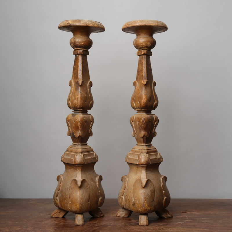 Vintage Gold Gilded Candle Stand