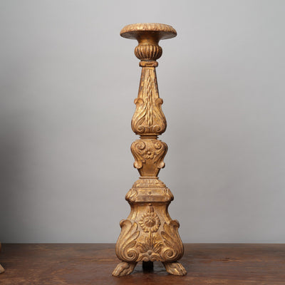 Vintage Gold Gilded Candle Stand