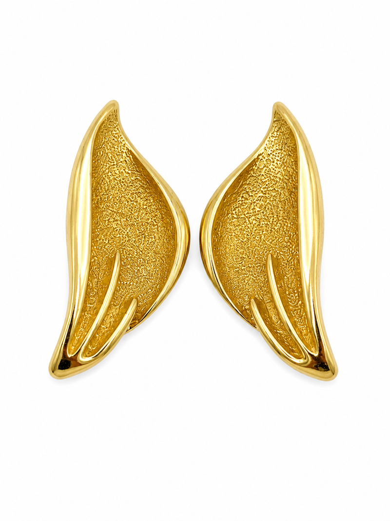 Vintage Leaf Earrings