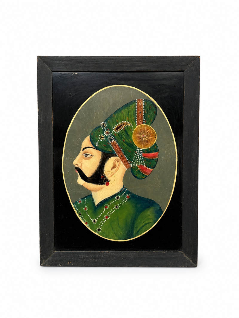 Reverse Mughal Glass Painting