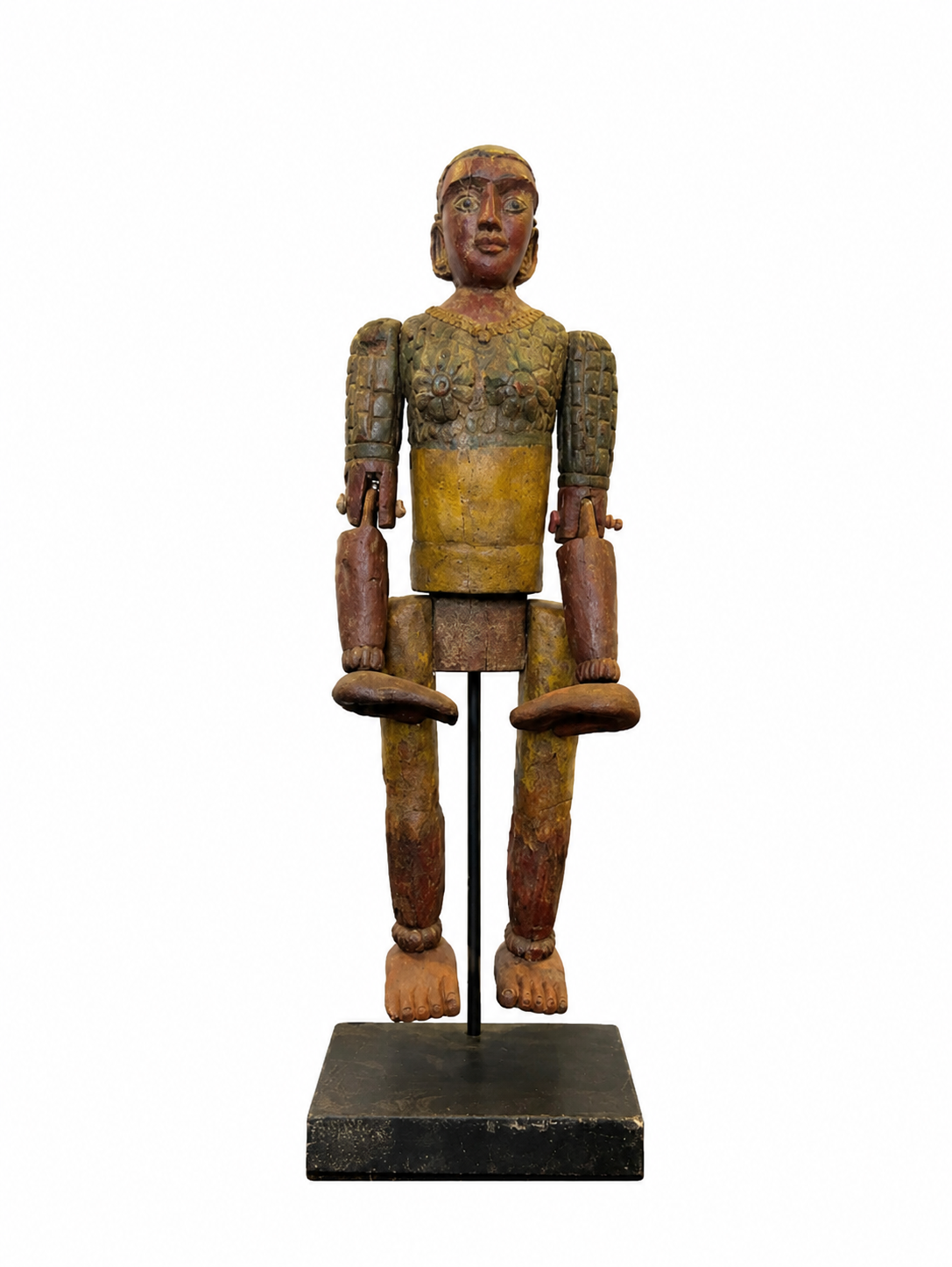 Antique Jointed Wooden Puppet