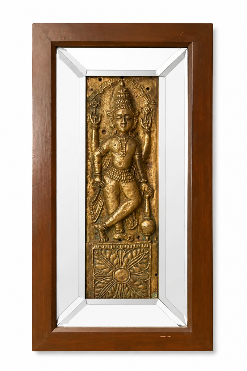 Dawar Palika Panel on Wooden and Mirror Frame