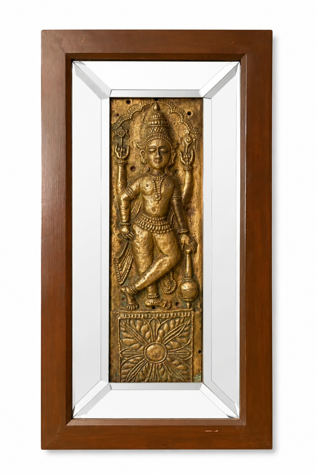 Dawar Palika Panel on Wooden and Mirror Frame