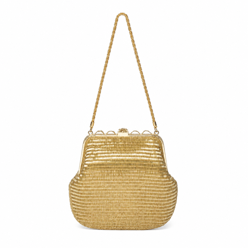 Vintage Japanese Beaded Bag