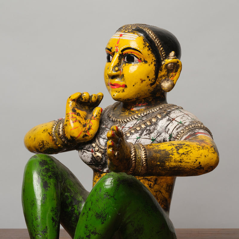 Wooden Kamarathi Sculpture