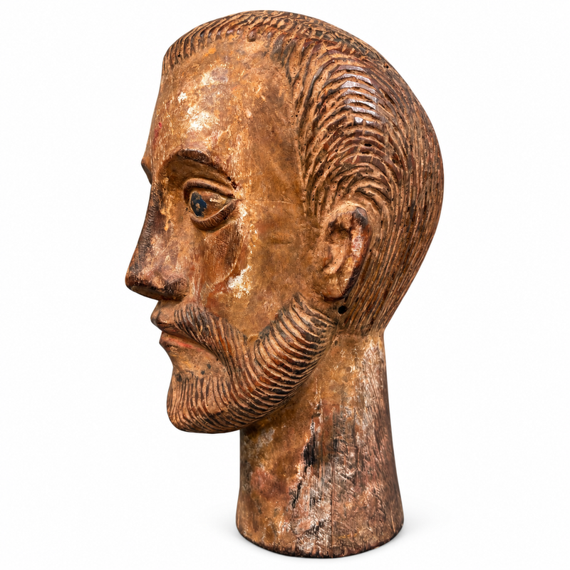 Wooden Head from Goa