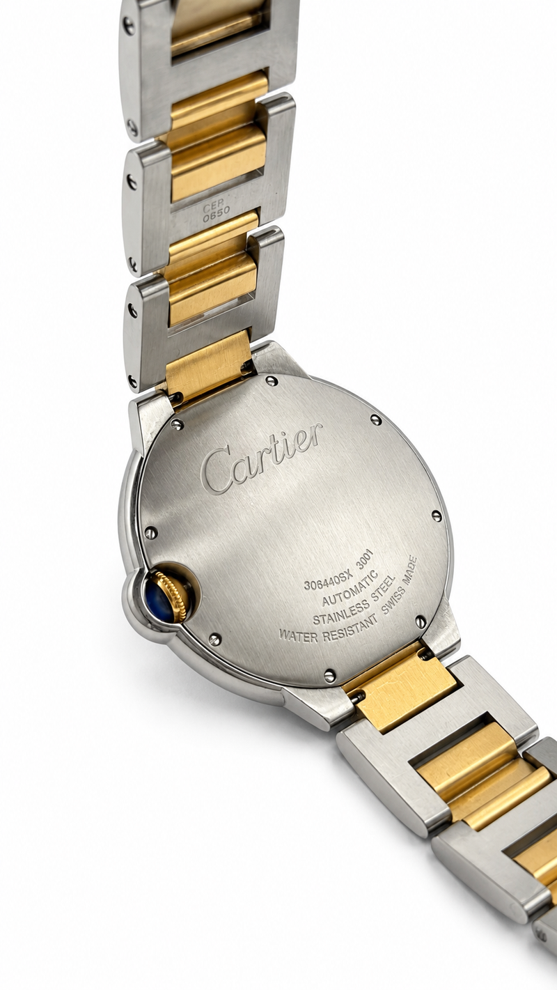 Vintage Two-Tone Cartier Ballon Bleu Watch