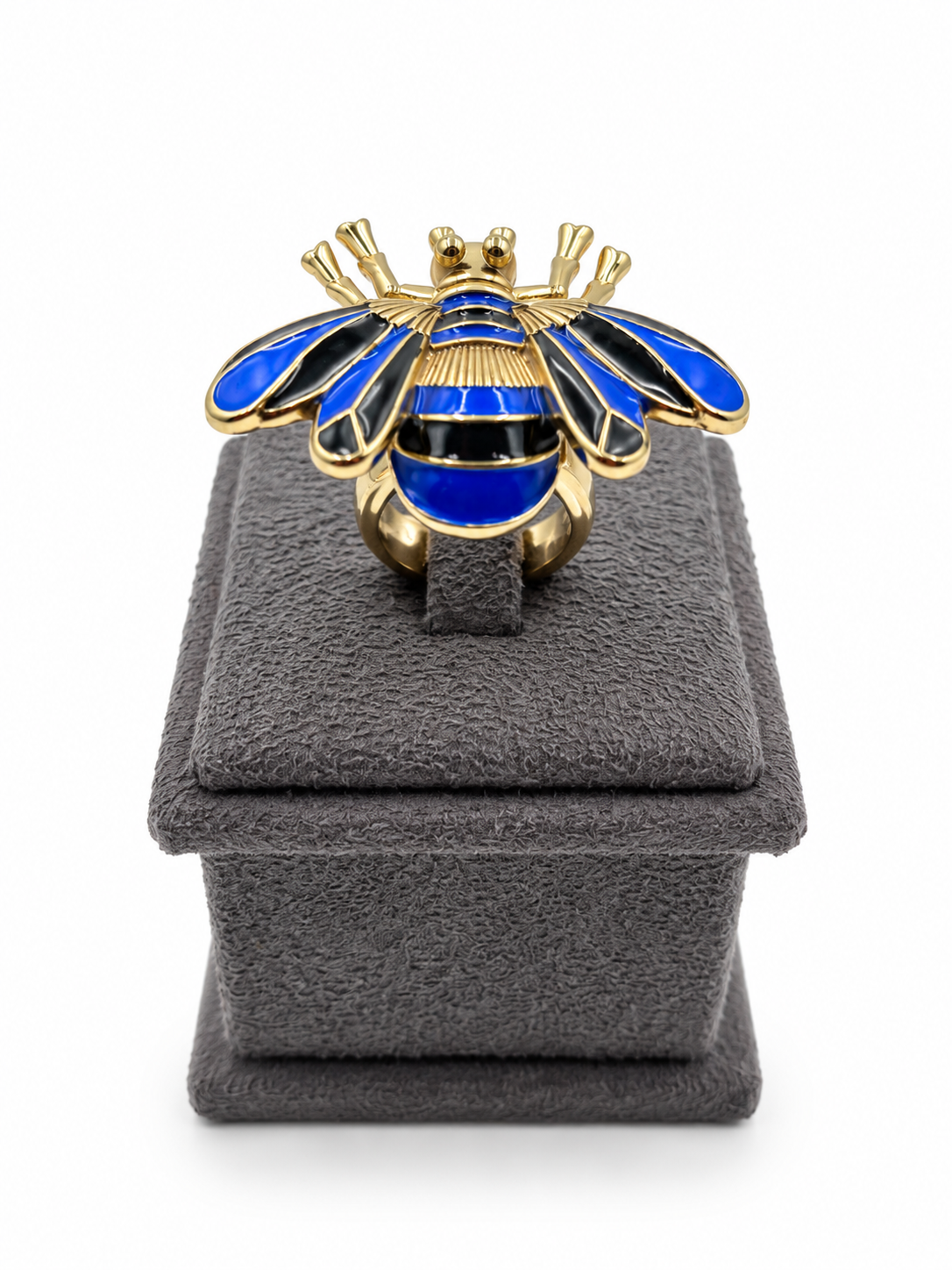Vintage Enamel Bee Ring