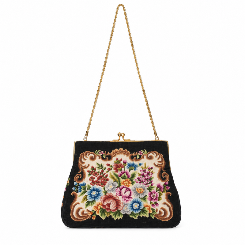 Vintage Petit Point Bag