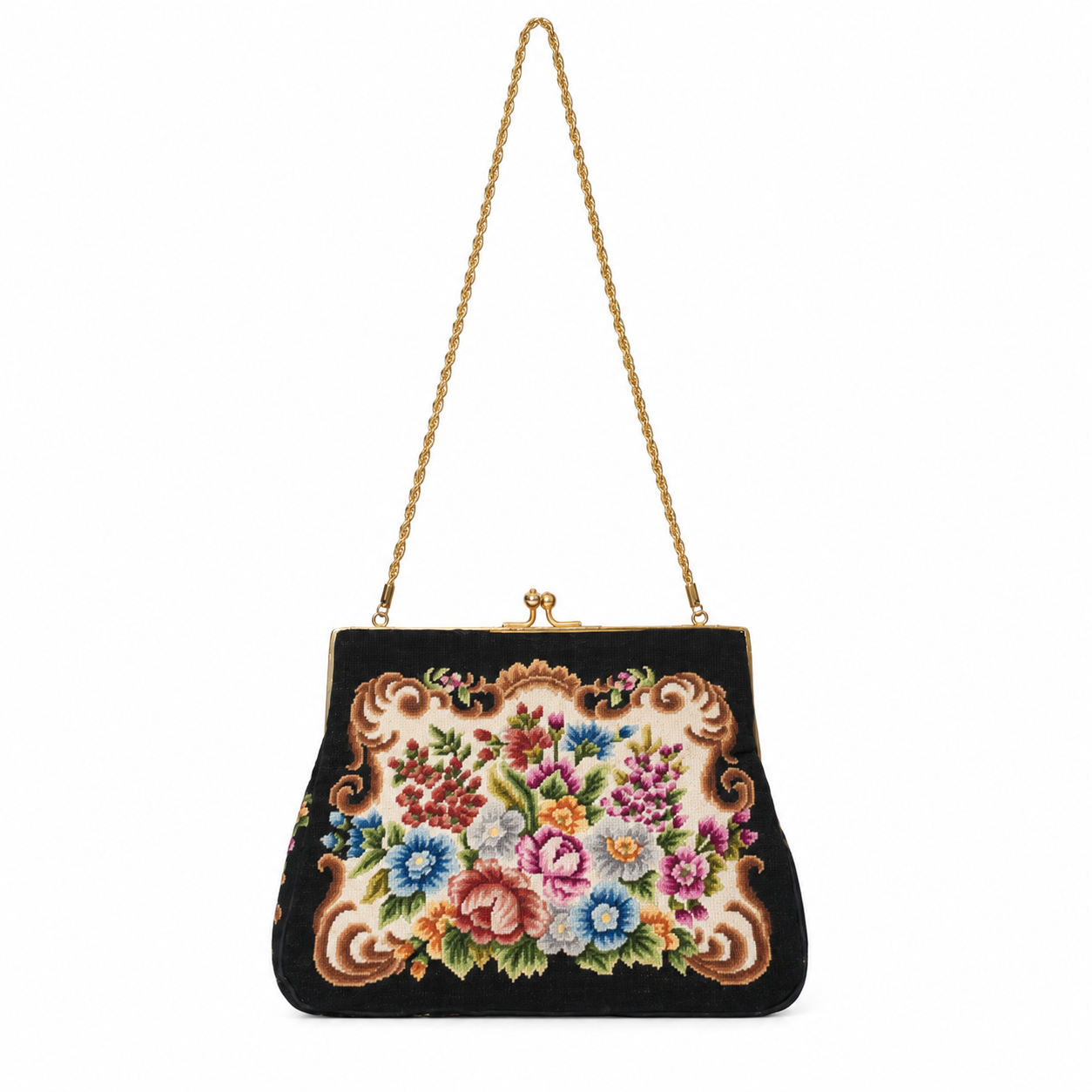 Vintage Petit Point Bag