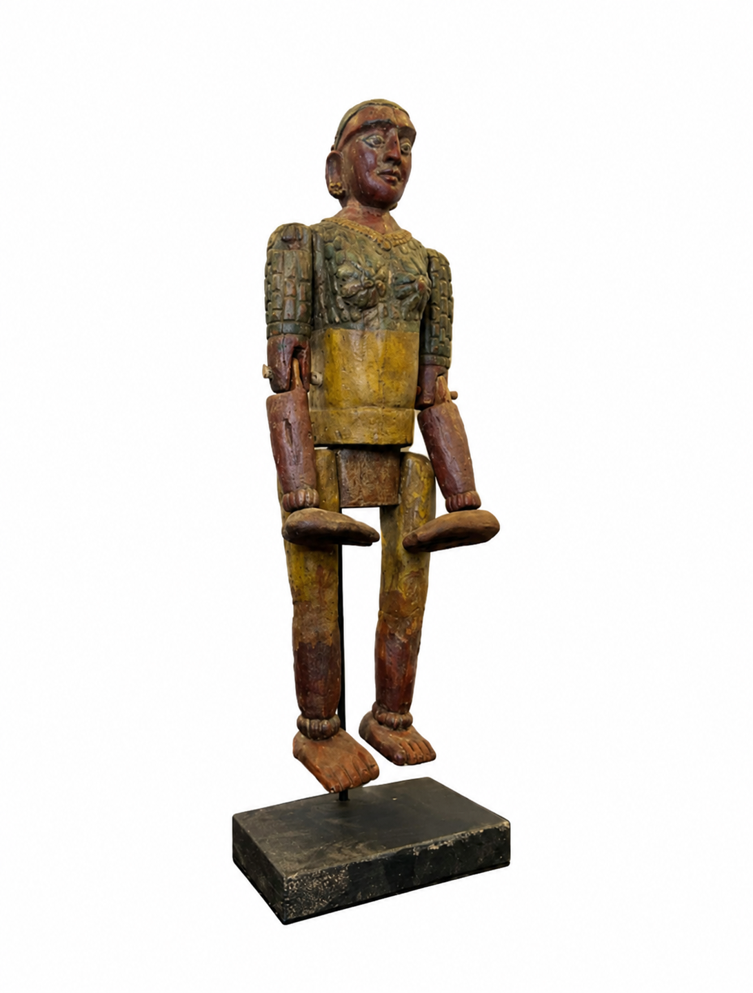 Antique Jointed Wooden Puppet