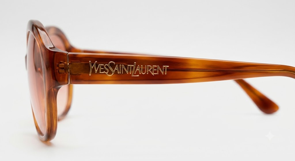 Vintage Yves Saint Laurent Sunglasses Feature Oversized Butterfly Silhouette