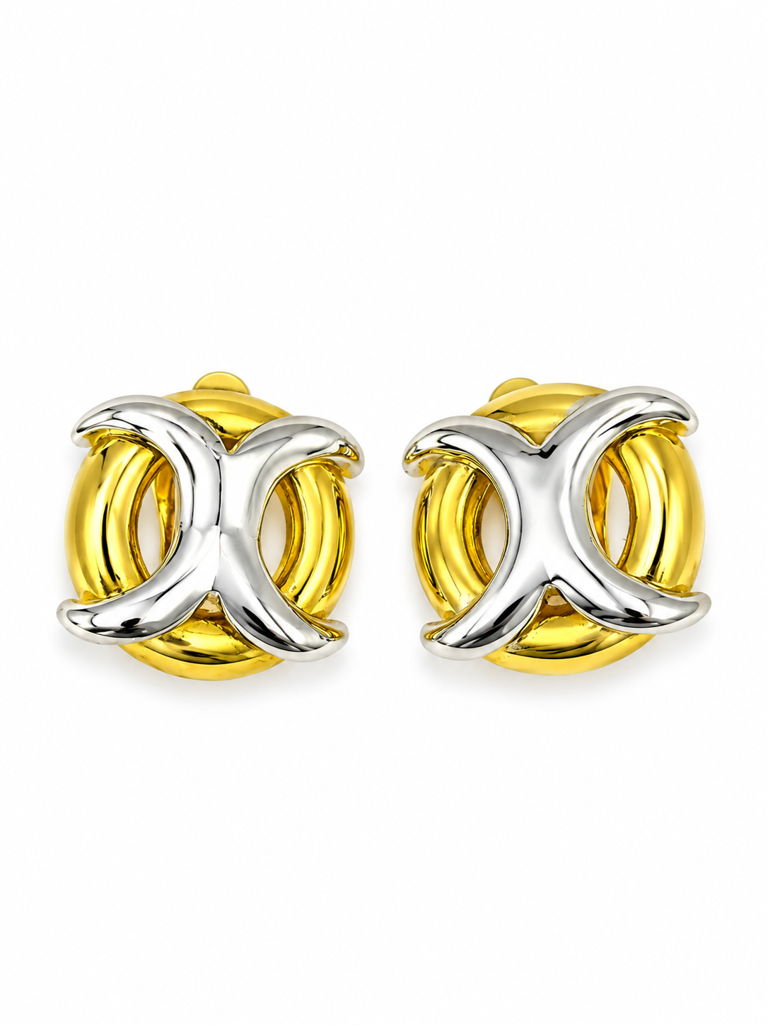 Vintage Dual Tone Earrings