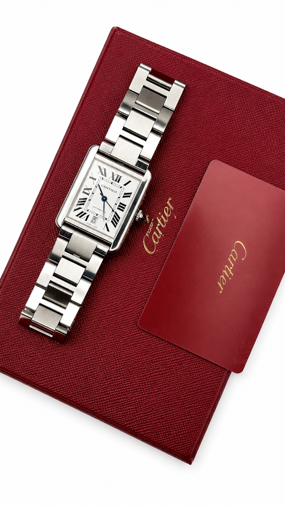 Vintage Cartier Tank Solo XL Automatic Watch