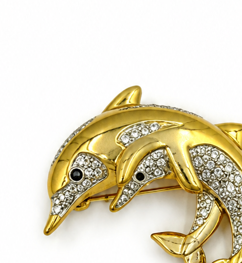 Vintage Dolphin Brooch