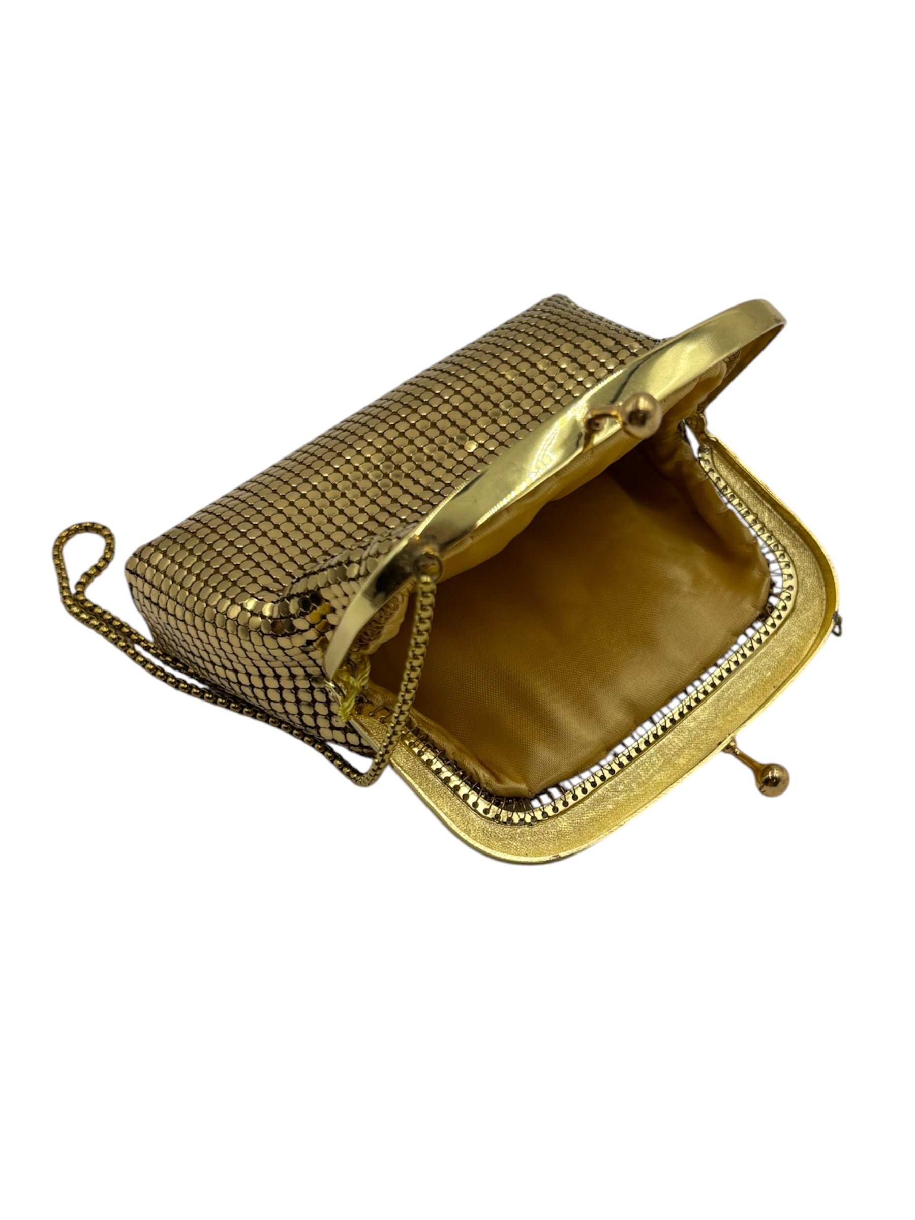 Vintage Gold Mesh Bag