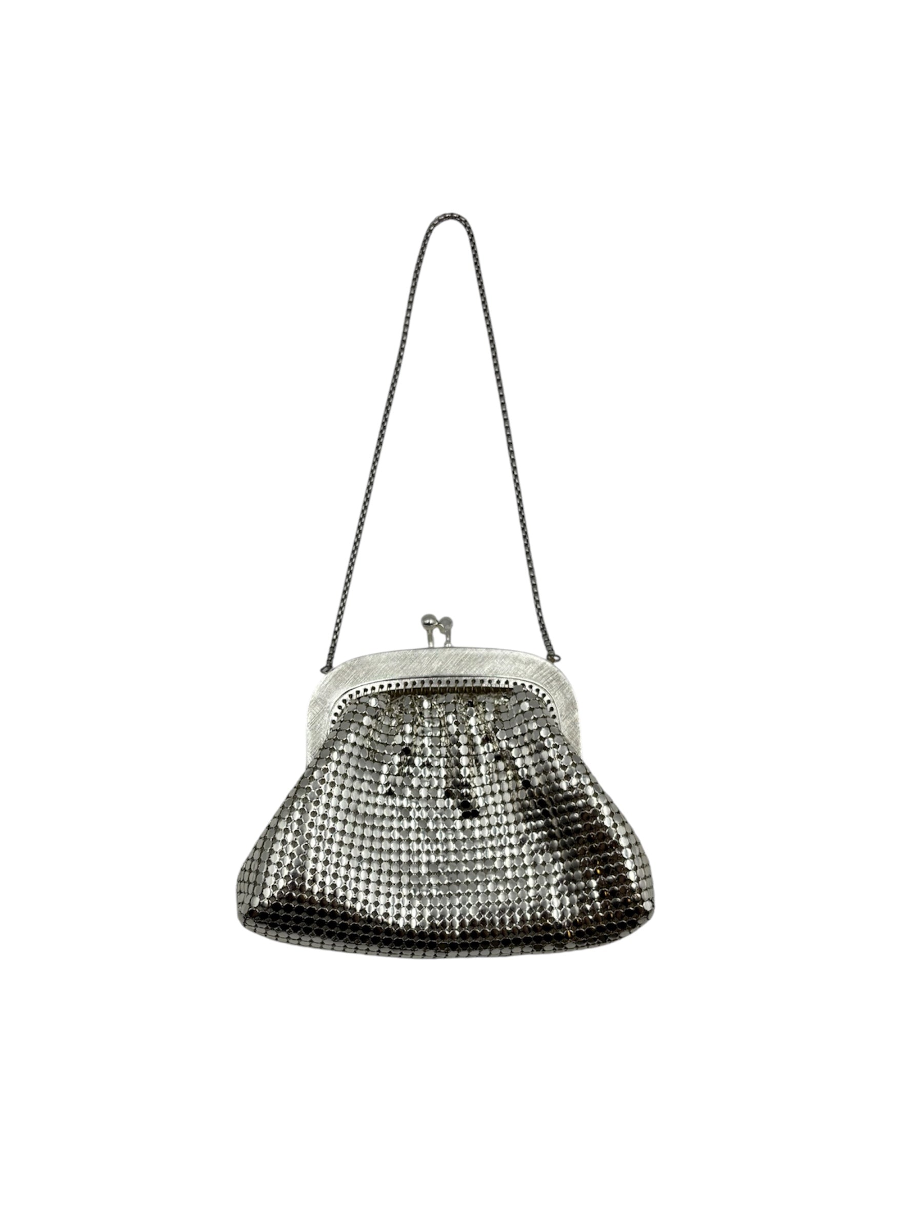 Vintage Silver Mesh Bag